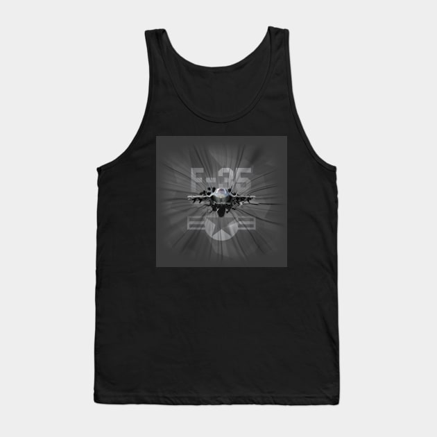 F35 Breakthrough Tank Top by David Penfound Artworks